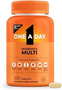 ONE A DAY Womens Complete Daily Multivitamin with Vitamin A, B , C, D, and E, Calcium and Magnesium, Immune Health Support, 200 Count