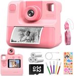 LETSHAHA Kids Camera Instant Print,