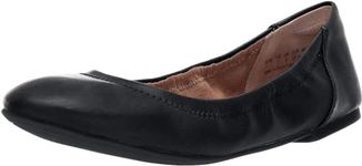 Amazon Essentials Women's Ballet Flat, Black, 10 B US