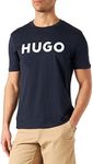 HUGO Men's T-Shirt, Bright Blue430, XL