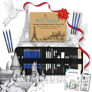 NIL TECH 37-Piece Premium Shading Pencils for Drawing, Include Exclusive Tutorials and Sketch Pad – Perfect as Birthday Gifts, Holiday Gifts, or Artist Gifts Ideal for Detailed Sketches, Fine Shading