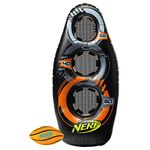 Nerf Proshot Inflatable Football Target, 50” Auto-Pop Design with Water Base, Mini Foam Football, Indoor and Outdoor Fun Game, Improve Accuracy and Control, Blaster Compatible