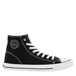 Soul Cal Canvas High Mens Trainers Black/White 9.5 (44)