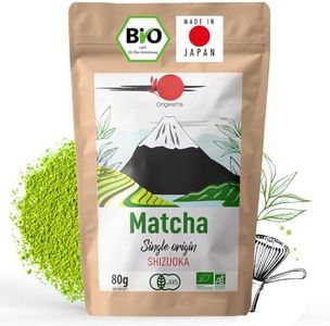 ORIGEENS Japanischer Bio Matcha Tee - Single Origin Shizuoka - Bio Matcha Pulver - 80g-Beutel - Matcha Tea