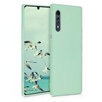 kwmobile Case Compatible with LG Velvet Case - Soft Slim Protective TPU Silicone Cover - Mint Matte