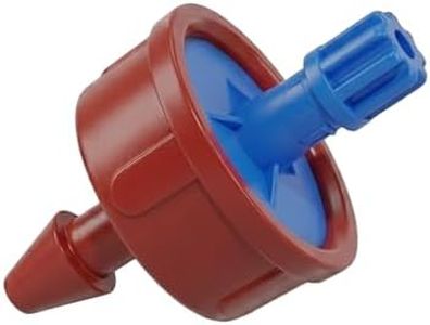 0.5 GPH Pressure Compensating Drippers for Garden System: Self-Cleaning Constant Flow Drippers for 1/4 Inch Drip Irrigation Tubing - Drip Irrigation Emitters for Drip Irrigation System Users (60pcs)