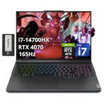 Lenovo Legion Pro 5i Gen 9 16" WQXGA 165Hz Gaming Laptop, NVIDIA GeForce RTX 4070 8GB GDDR6, Intel i7-14700HX, 32GB DDR5, 2TB SSD, RGB Keyboard, WiFi 6E, Win 11, Gray, 256GB Docking Station Set