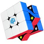 Lotfancy Gan 356 M 3X3 Magnetic Speed Cube, Gan Cube, 3X3X3 Magic Cube, Stickerless Puzzle Cube (Lite Ver. 2020, No Extra Ges) - Adult