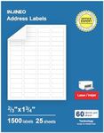 INJINEO Address Labels, 2/3" x1-3/4