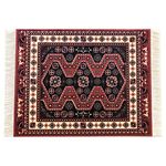 Red Oriental Woven Rug Mouse Pad - Persian Style Carpet Mousemat - Great Gift