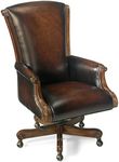 Hooker Furniture Samuel Executive Swivel Tilt Chair, Null, Brown