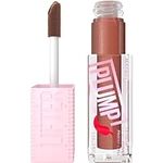 Maybelline New York Lifter Plump Lip Gloss, Plumping, Sheer Finish, Intense heated sensation, Cocoa Zing, 007, Cool Brown Shimmer, 5.4 ml