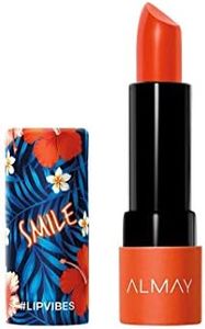 Almay Lip Vibes, Smile, 0.14 oz., matte lipstick