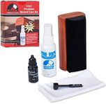 Collector Protector 5-in-1 Vinyl Record Cleaning Kit. Includes Soft Velvet Record Brush, Pure Vinyl Cleaning Solution, Stylus Cleaner & Brush, Microfiber Cloth & Storage Pouch