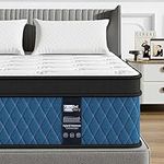 BedStory Queen Mattress, 12 Inch Hybrid Mattress in a Box, Gel-Infused Memory Foam with Individual Pocket Springs Motion Isolation, Fiberglass Free Mattress, Pressure Relief, CertiPUR-US Certified