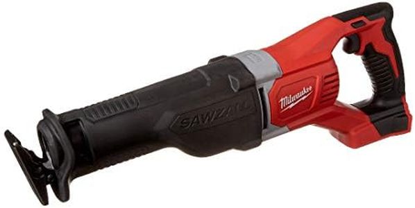 Milwaukee 2621-20 M18 18V Lithium Ion Cordless Sawzall 3,000RPM Reciprocating Saw with Quik Lok Blade Clamp and All Metal Gearbox (Bare Tool)