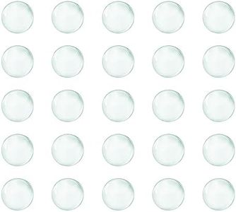 HARFINGTON 150pcs Glass Ball Boiling Stones 9mm Soda Lime Glass Beads for Bottle Shaking Mixing, Clear