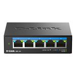 D-Link 5-Port 2.5GB Unmanaged Gaming Switch with 5 x 2.5G - Multi-Gig, Network, Fanless, Plug & Play (DMS-105) Black