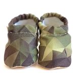 Cotton Baby Slippers Moccasins Shoes - Unisex, Newborn, Gift, Baby Girl/Boy, Toddler, First Walking Shoes, Non Slip Soft Sole, 3-6 Months, Camouflage