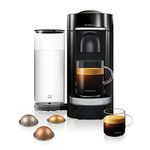 Nespresso 11385 Vertuo Plus Coffee Machine, Plastic, 1260 W, 1.8 liters, Black