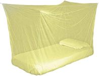 Divayanshi Ivory Mosquito Net for Single Bed/Double Bed, 6.5x6.5 Insect Protection Net