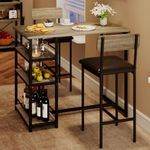 GAOMON Dining Table Set for 2, Kitc