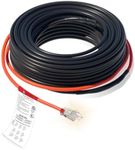 HEATIT 8PLSR Intelligent Commercial Grade Self-Regulating Heat Cable, Frost Protection for Water Pipes and Snow Melting on Roofs,50 Ft Cable, 120V, 8 Watts/Ft