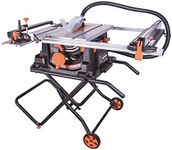 Evolution Power Tools Rage 5-S Table Saw, Multi-Purpose & Portable, Multi-Material Cutting, Cuts Wood, Metal, Plastic & More, Bevel & Miter Capacity, 3 Year Warranty, 10-Inch TCT Blade Included