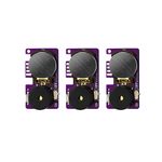 3pcs Prank Device, Cricket Noise Maker Prank Beeping for Several Months Hidden Sound Prank Includes Cricket Chirps, Beeps and More Noise Making Prank Device for Adults, Purple