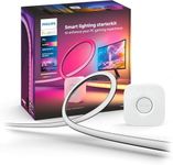 Philips Hue Play Gradient PC Lightstrip Starter Kit Including Hue Bridge [for 32-34 Inch Screens] LED Smart Lighting. Sync for Entertainment, Gaming and Media.