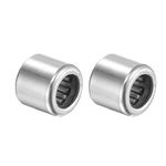 sourcing map HK0609 Needle Roller Bearings 6mm Bore 10mm OD 9mm Width Chrome Steel Open End 2pcs