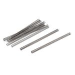 sourcingmap Compression Spring,304 Stainless Steel,2mm OD,0.3mm Wire Size,40mm Free Length,Silver Tone,10Pcs