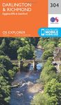 Darlington & Richmond Map | Egglescliffe & Gainford | Ordnance Survey | OS Explorer Map 304 | England | Walks | Hiking | Maps | Adventure