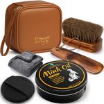 6-in-1 Mink Oil Leather Conditioner and Cleaner Kit 3.52 oz – Premium Waterproof Leather Care for Boots, Shoes & Bags