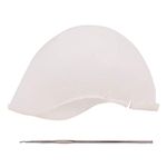 Dyeing Color Tohatol Hair Color Hat for Women Diy Highlight Cap Scrub Cap Highlight Cap Ladies Hat Hair Dying Cap Highlighting Hook Tool Belt Women's Major White