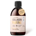 True Collagen - Premium 11000mg Collagen Marine I Pure Hydrolyzed Collagen (Type I & III) I Hyaluronic Acid, Biotin, Silica I Skin, Hair, Nails I Vitamins & Minerals I Sugar-Free - 500ml