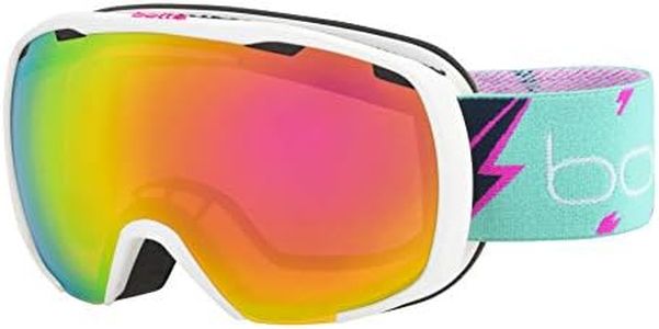 bollé Royal White Flash Matte/Rose Gold Cat.2 | Small - Snow Goggles Unisex-Junior