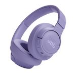 JBL Tune 720BT Wireless On-Ear Headphones with JBL Pure Bass Sound, Bluetooth 5.3, Hands-Free Calls, Audio Cable and 76-Hour Battery Life, Purple