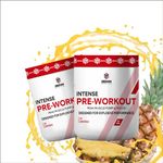 Zedon Nutrition Intense Pre-Workout - Energizing Blend for Explosive Muscle Pump, Strength, and Focus - Men and Women Formula - 30 Servings (Pineapple)