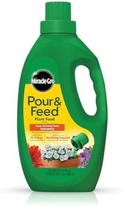 Miracle-Gro Pour & Feed Plant Food, Fertilizer Instantly Feeds Live Plants, For Outdoor & Indoor Plants in Containers, 32 oz.