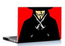 PIXELARTZ Laptop Skin - V for Vendetta - HD Quality-15.6 Inches