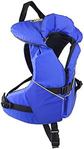 Stohlquist Infant PFD Life Jacket - Blue + Black, 8-30 lbs - Coast Guard Approved Life Vest for Toddlers, Support Collar, Grab Handle, Fully Adjustable with Quick Release Buckle