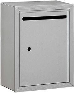 Salsbury Industries Letter Box, Standard, Surface, Aluminum