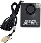 Alert-Mate Pull Cord Patient Alarm Monitor for Chair & Bed by Secure Safety Solutions - Wheelchair, Chair, Monitoring - Bed Alarms and Fall Prevention for Elderly Dementia - Batteries Included