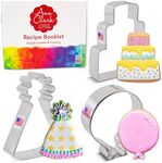 Birthday Cookie Cutters 3-Pc. Set M