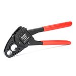 IWISS Angle Head F1807 PEX Pipe Crimping Tool for Copper Rings - IWS-1234C(1/2&3/4-inch Angle Combo Crimper)