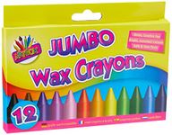 Artbox 12 jumbo size wax crayons set of 12 assorted colours