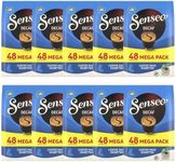 Senseo Decaf Coffee Pods – 480 Count (10 Packs of 48) – Medium Roast with Smooth & Balanced Flavor and Rich Crema – Caffeine-Free Single-Serve Coffee Pads Compatible with Senseo & PeleCom Machines