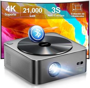 ULTIMEA Proyector Full HD 1080P Nativo con Auto Focus/Keystone, Proyector 4K Supporto Cine en Casa 21000Lux, Proyector 5G WiFi Bluetooth, Proyectores Cinema para iOS Android Phone/TV Stick/Laptop