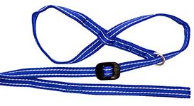 Gencon All-in-1 Headcollar and Lead Right-handed Blue/White